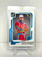 Load image into Gallery viewer, Landon Huffman Donruss "On-Card" Rated Rookie Auto Buyback Gold #/25