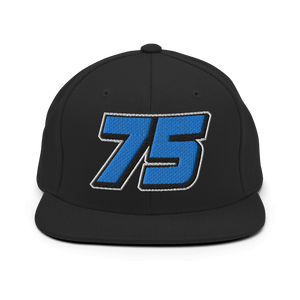 LH "75" cool blue Snapback cap