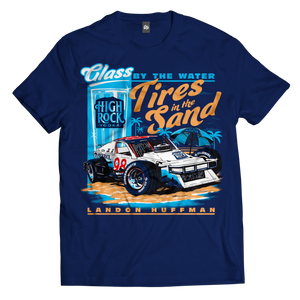 "Tires in the Sand" High Rock Vodka #98 modified graphic tee