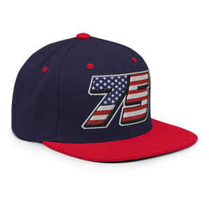 LH "75" Stars and Stripes snapback cap