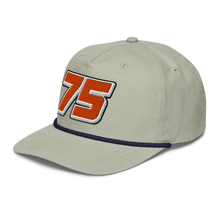 Load image into Gallery viewer, Team "75" Landon Huffman Retro Rope Snapback (Smoke)
