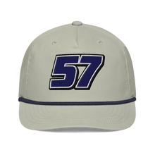 Load image into Gallery viewer, Team &quot;57&quot; Landon Huffman Retro Rope Snapback (Smoke)
