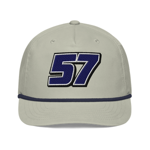 Team "57" Landon Huffman Retro Rope Snapback (Smoke)
