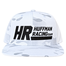 Load image into Gallery viewer, Huffman Racing Team "Alpine" Camo Snapback hat

