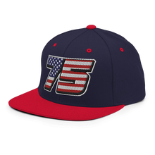 Load image into Gallery viewer, LH &quot;75&quot; Stars and Stripes snapback cap
