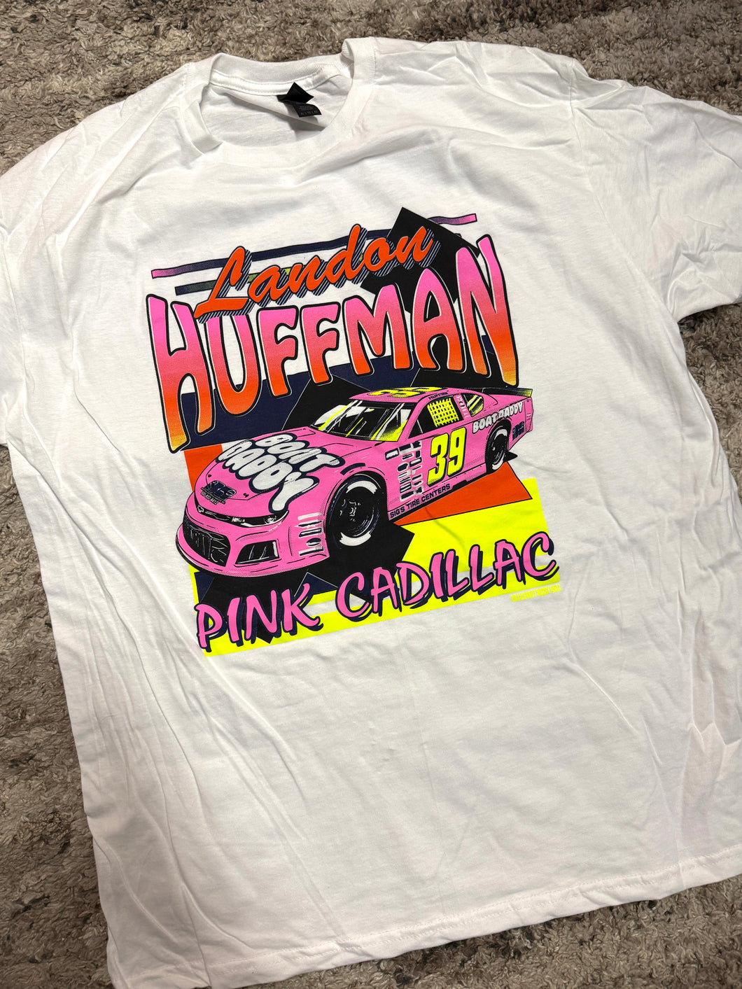 “Boat Daddy Pink Caddy” 2025 CARS Tour Throwback graphic tee (Pre-Order)