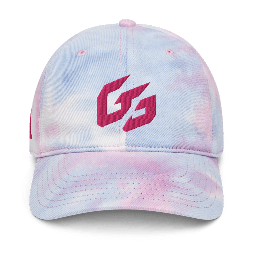 GG tie-dye cotton candy dad hat