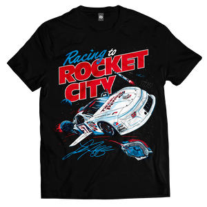 "Racing to Rocket City" Trash Pandas x Landon Huffman graphic tee