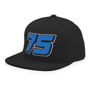 LH "75" cool blue Snapback cap