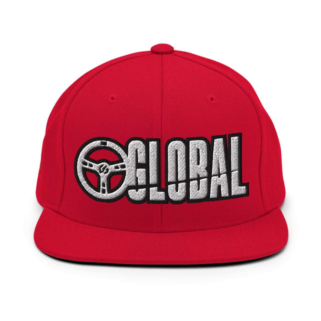 Grassroots Global Snapback Cap (Red)